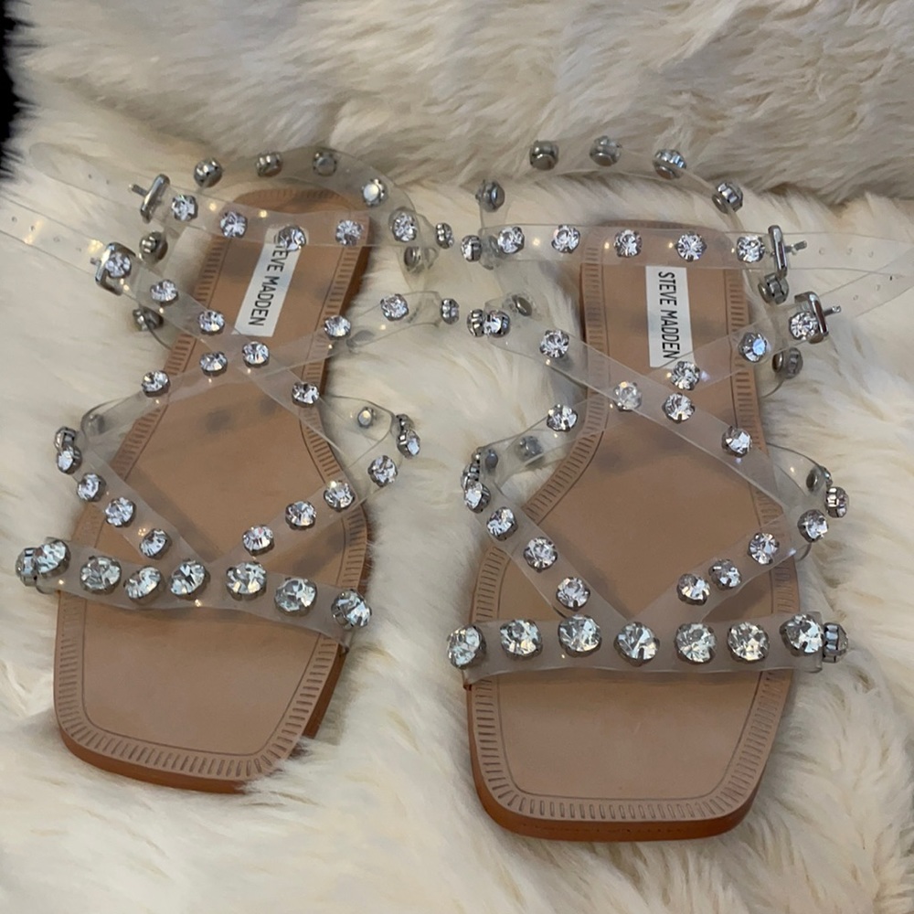 Steve Madden 7.5 crystal sandal